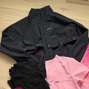 Figs on shift bomber jacket